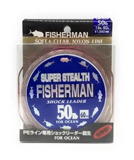 Fisherman Super Stealth Monofilament Shock Leader Line for Ocean **US SELLER**