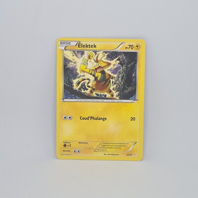 Pokemon Karte Französisch Elektek 23/30 Trainer Kit Pikachu Wrestler 