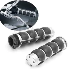 1" Motorcycle Handlebar Hand Grips Fit For Harley Cruiser Chopper Yamaha Suzuki