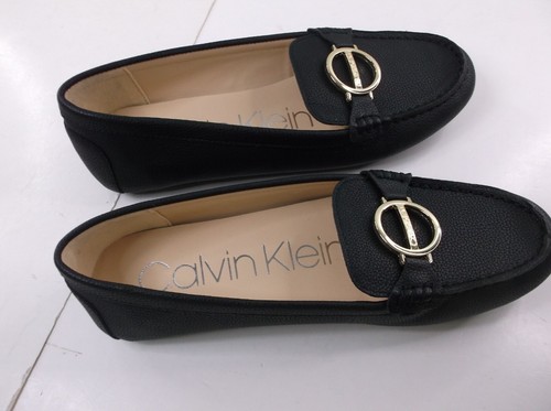 Calvin Klein Women's Layne Black Embellished Loafers 87.5 Medium NWOB - Picture 5 of 5