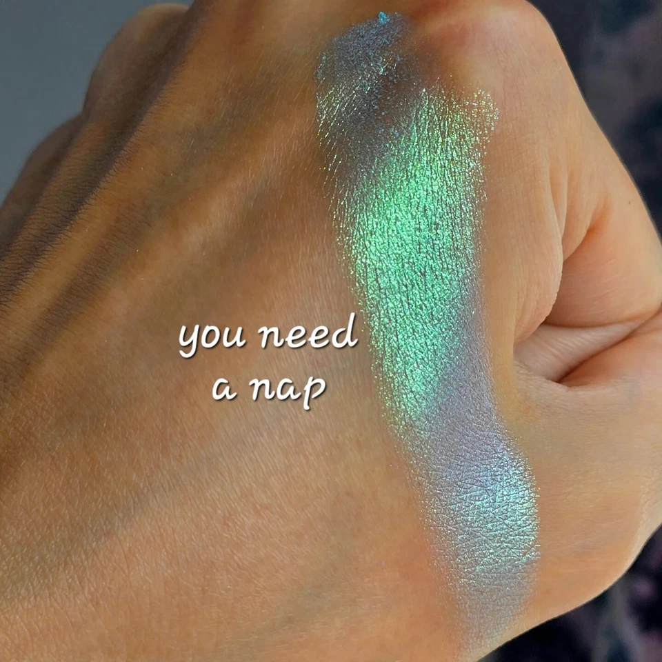 Multichromes Bundle 5 Pressed Pans Holographic Eyeshadows Duochrome Iridescent  - Image 3 of 4