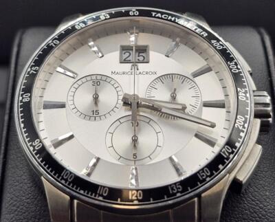 MAURICE LACROIX MENS WRISTWATCH MI1098 SAPPHIRE CRYSTAL QUARTZ