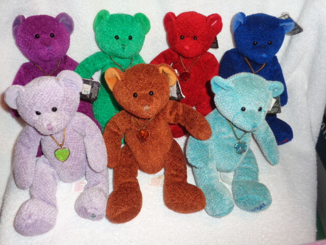 Bear of Month Birthday Teddy Gemstone RUSS July September YOU