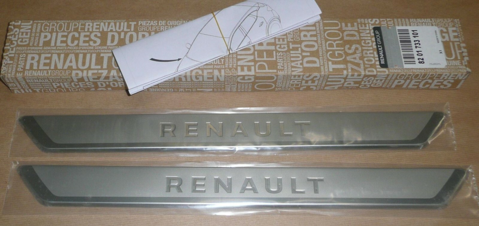 Bande décorative de seuil 8201733101 R pour Megane III et Scenic III