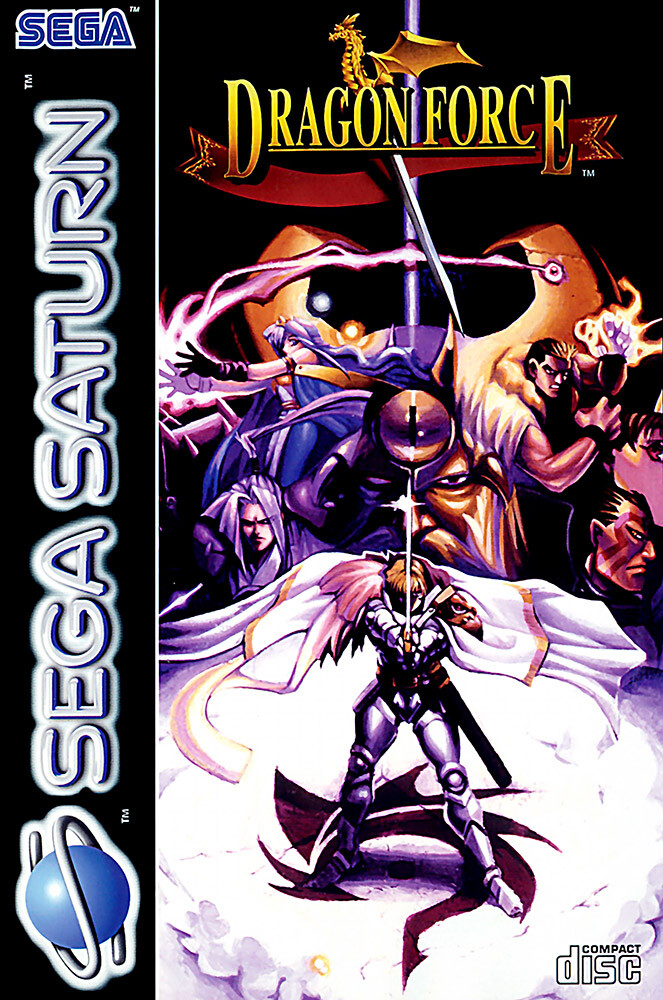 Dragon Force Sega Saturn BOX ART Premium POSTER MADE IN USA