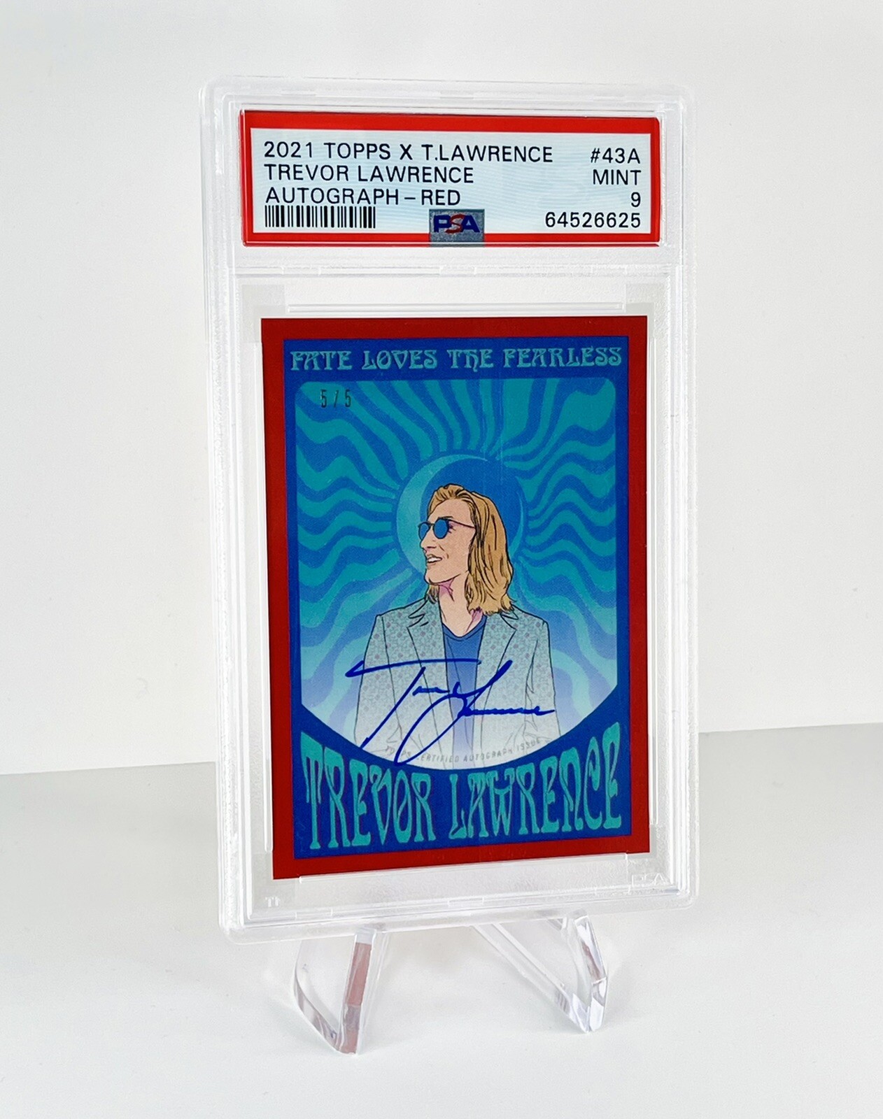 Trevor Lawrence Topps X Trevor Lawrence #43A Autograph-Red