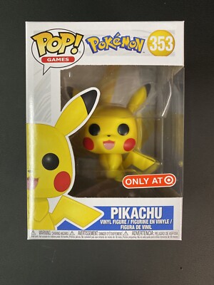 FUNKO POP! GAMES POKEMON PIKACHU #353 TARGET EXCLUSIVE IN POP