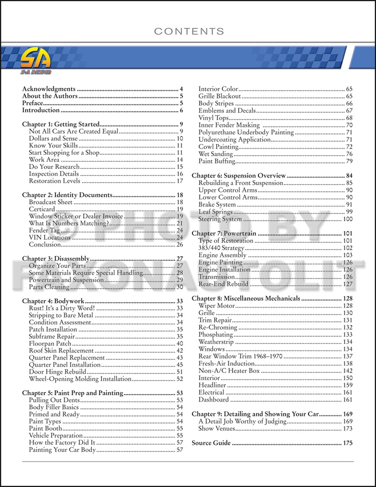 Guía de restauración 1966-1970 Plymouth GTX Roadrunner satélite Dodge Charger etc. Foto 2 de 2
