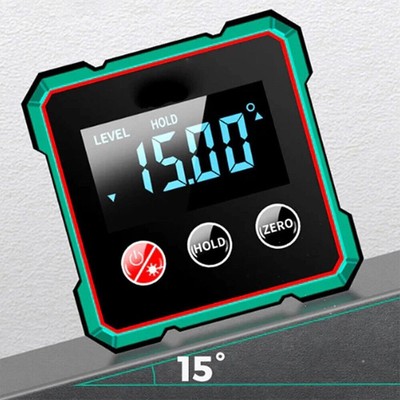 LCD Digital Winkelmessgerät Magnet Winkelsucher Neigungsmesser Inklinometer Neu