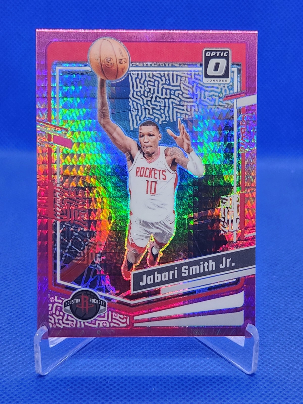 2023-24 Donruss Optic Pink Hyper Jabari Smith Jr #164 Mega Box Exclusive