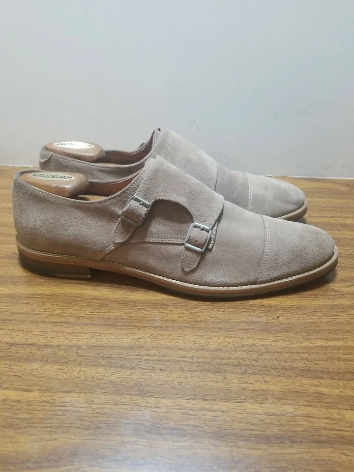 H&M PARTE SUPERIOR DE GAMUZA Y FORRO DE CUERO 11.5/D/M/ EE. UU./CORREA LATERAL HECHA EN PORTUGAL #14 Foto 2 de 4