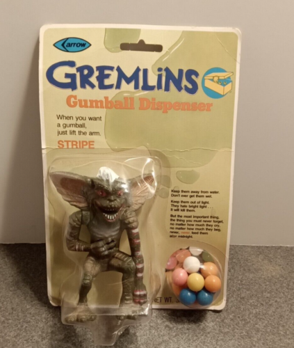 1984 Arrow Gremlins "Stripe" Gumball Dispenser NIP - Picture 1 of 10
