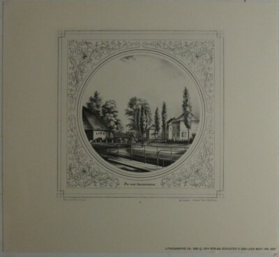 Else Lasius Lithographie ca.1850 Schuster Leer Reprint 1974 29x26cm O-4446