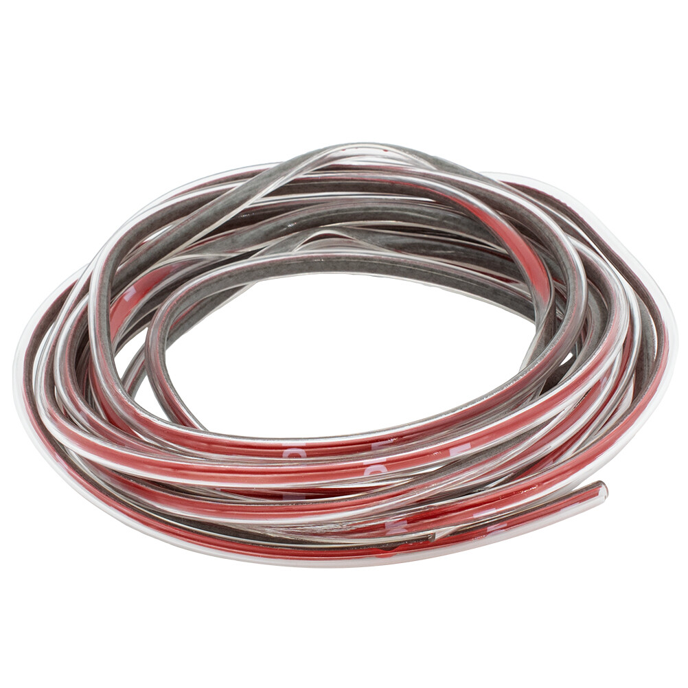 Door Molding Trim 16-Foot Guard Trim - Black Rubber Seal Strip Scratch Protector For Vehicles Car Door Edge - Foto 4