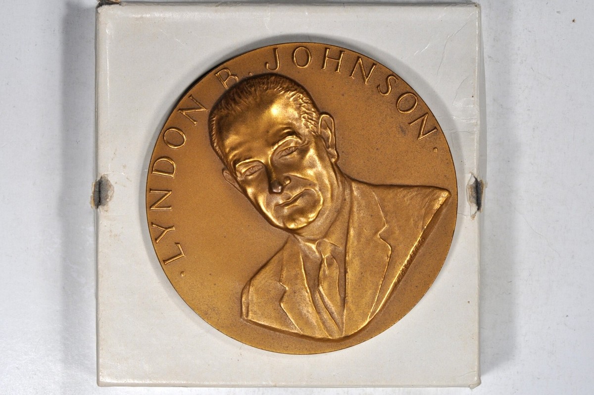 US Mint Bronze Medal Lyndon B. Johnson 3