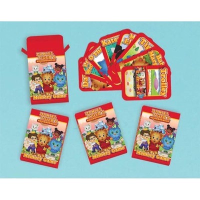 Daniel Tiger S Neighborhood Mini Memory Games 6 Birthday Party