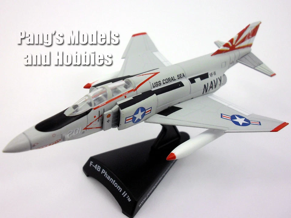 F-4 (F-4B) Phantom II - Sundowners - USS Coral Sea -1/155 Scale Diecast Model - Image 3 of 4