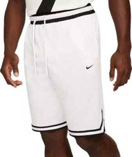 NEW Nike Dri-FIT DNA NBA PreGame WHITE Basketball Shorts LARGE DH7160-100