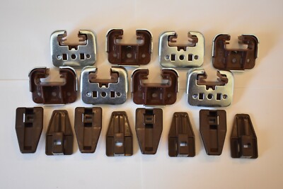 8x Kenlin Rite-Trak I Drawer Guide Glide Stop & Metal w/ Screws -  Authentic