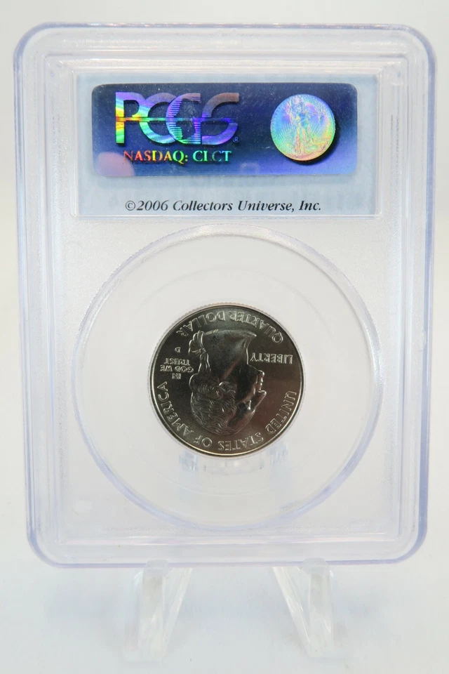 2006-D PCGS MS68 Nebraska State Quarter Satin Finish 25C - Image 2 of 2