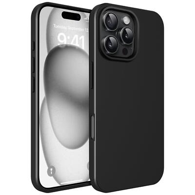 Schutz Hülle für Apple iPhone 16 Pro Max Case Silikon Handy Hülle Slim Cover