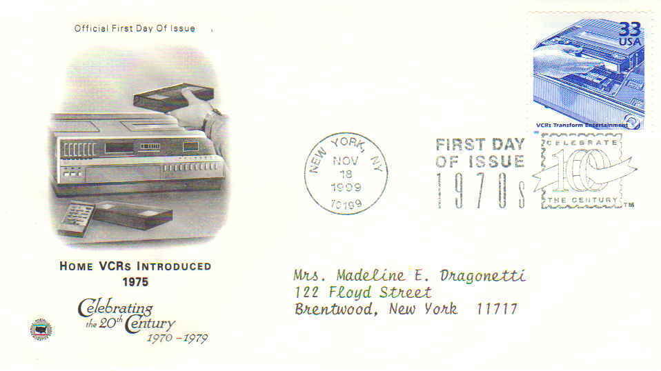 United States Scott 3189h Typewritten Address.