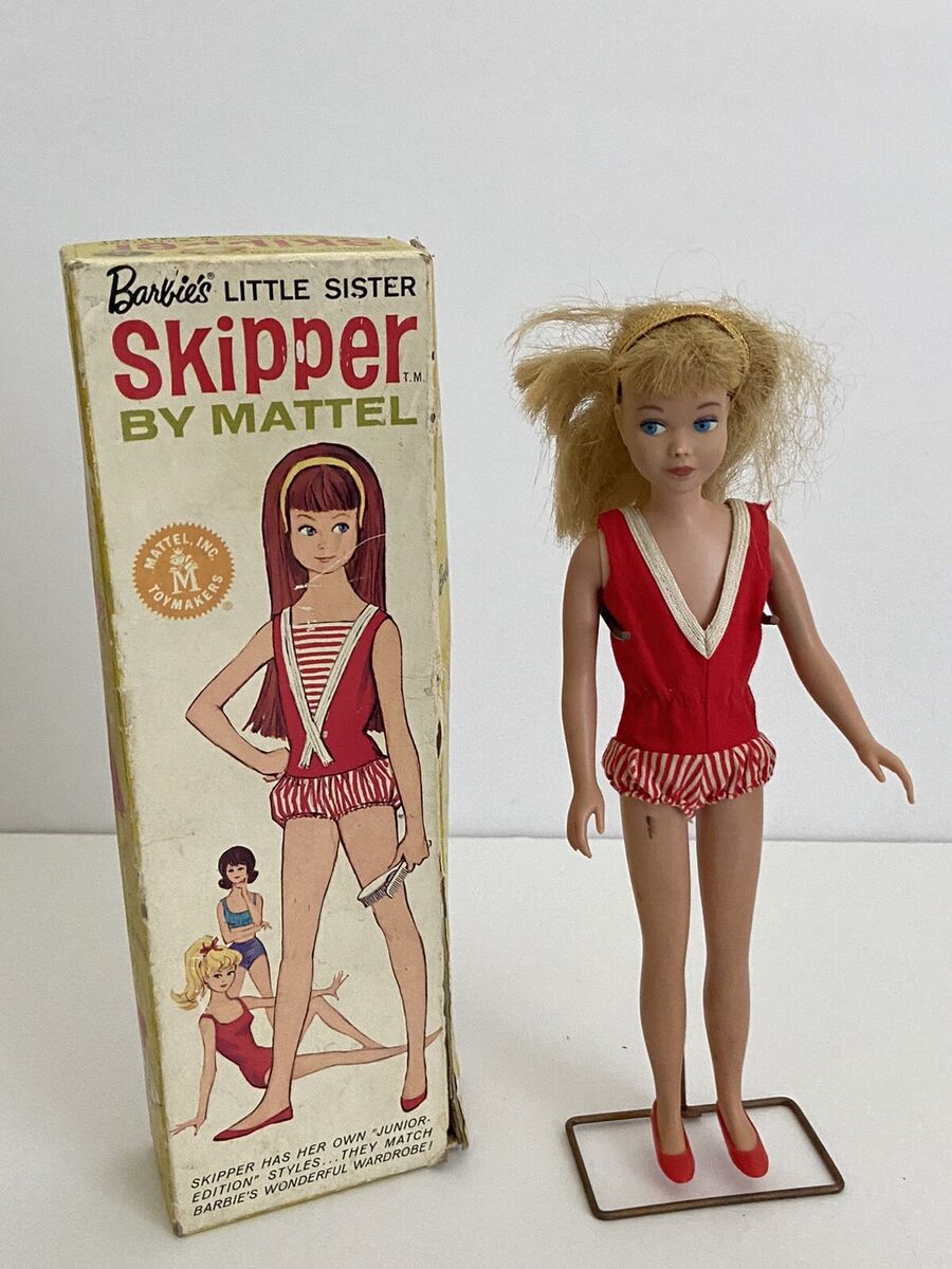 Vintage Mattel 1960's Barbie's Sister Skipper In Original Vintage Mattel 1960's Barbie's Sister Skipper In Original