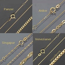 Kette Gold 333 Damen Herren Kinder Goldkette Echt Schmuck Halskette Gelbgold Neu