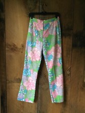 Vintage Lilly Pulitzer Pink  Blue Pants 1970  s