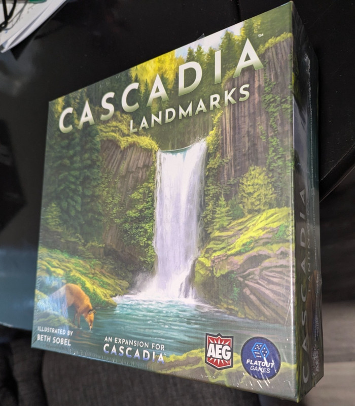 Landmarks Expansion Cascadia Board Game AEG  (New in Shrink)