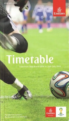 Emirates timetable 2014/03/30