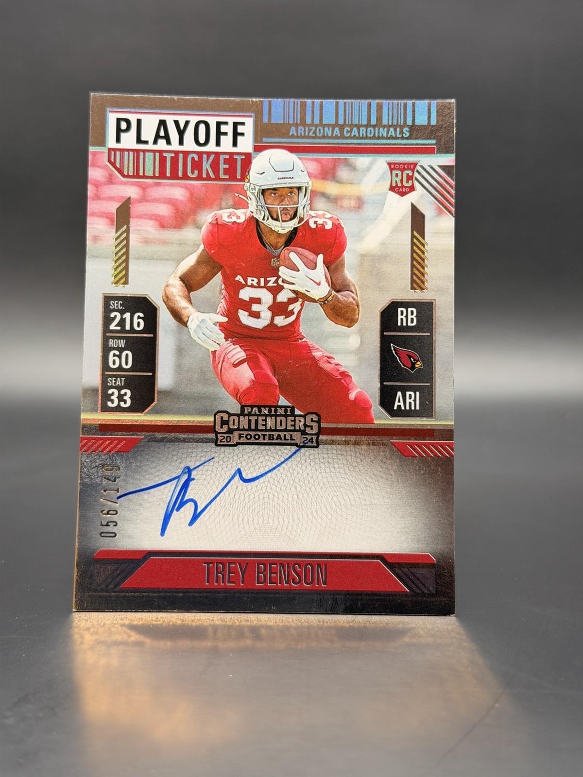 2024 Panini Contenders - Rookie Ticket RPS Trey Benson #119 Playoff Ticket /149