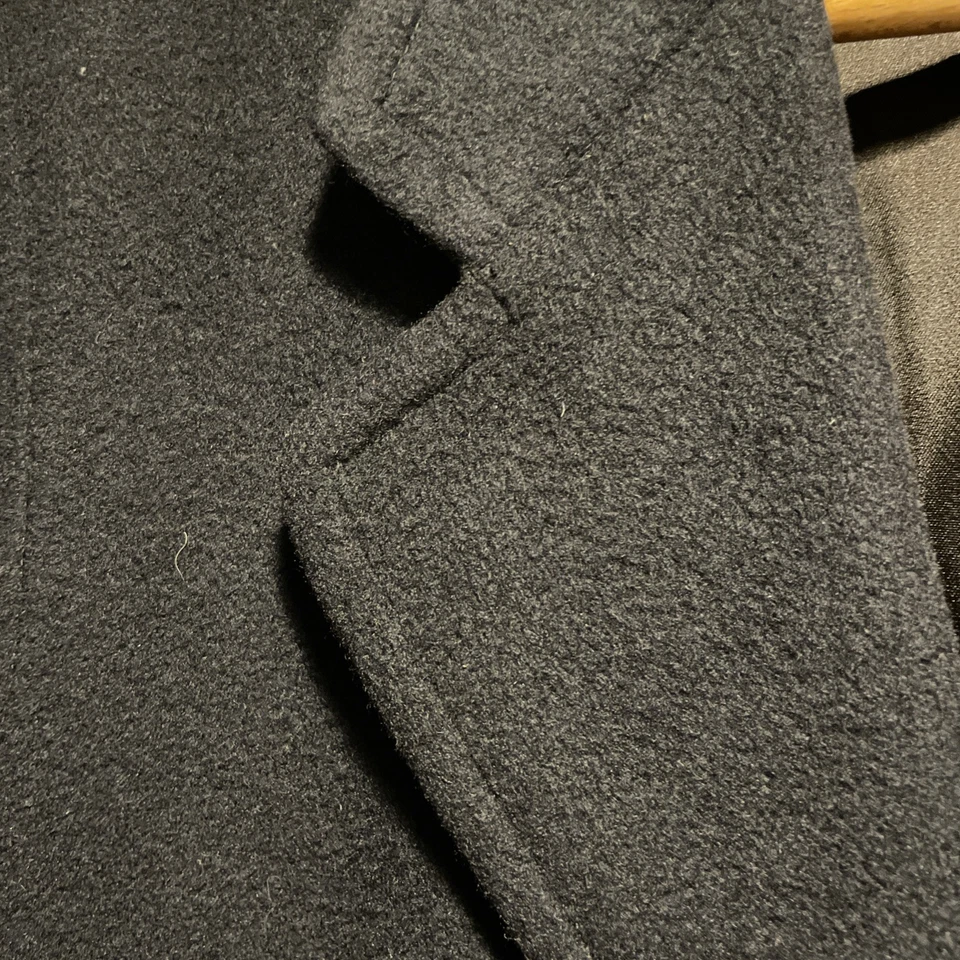 ВИНТАЖНОЕ КАШЕМИРОВОЕ ПАЛЬТО BROOKS BROTHERS G2U ТЕМНО-СИНЕЕ ПАЛЬТО 42R - Изображение 3 из 4