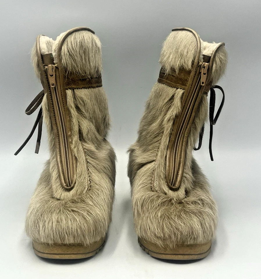 Steinkogler Vintage Winterboots , Snowcat , Gr . 37 , Echtfell ? Stiefel - Bild 3 von 4