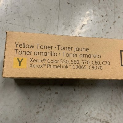 Genuine Xerox Genuine Color Primelink 9065 9070 C60 C70 Yellow Toner Cartridge