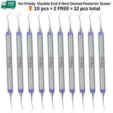 Hu-Friedy SCNEVI49E2 Double End 4 Nevi Dental Posterior Scaler 9 Everedge Handle