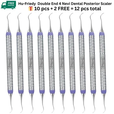 Hu-Friedy SCNEVI49E2 Double End 4 Nevi Dental Posterior Scaler 9 Everedge Handle