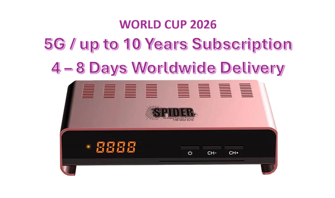 5G / 10 Years Spider Digital Satellite Receiver TV Box T700 ELITE - رسيفر سبايدر