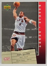 06-07 Upper Deck Rookie Debut Andre Iguodala Base Card (Philadelphia 76ers) #71. rookie card picture