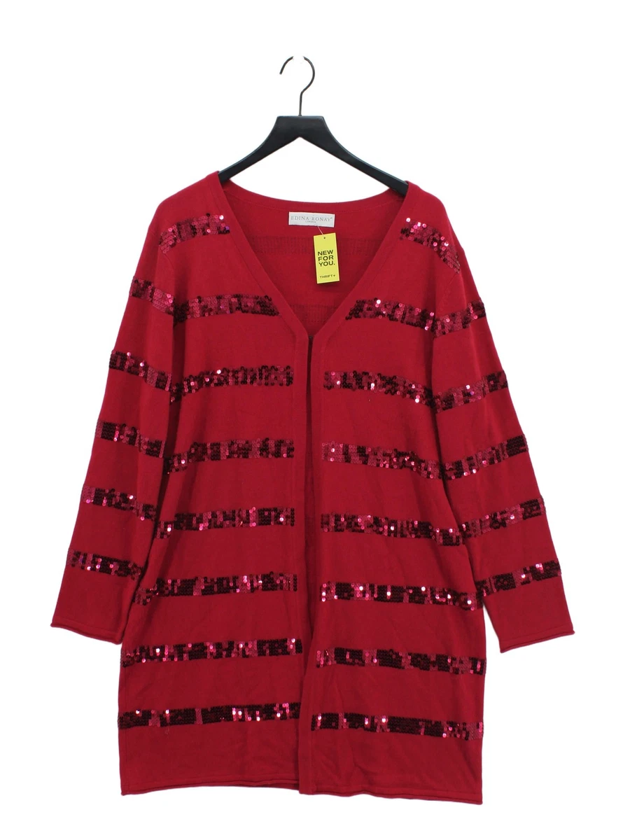 Cardigan Vert Pâle En Coton Edina Ronay - Taille S - Occasion Très Bon état