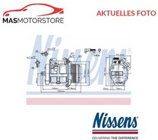 KOMPRESSOR KLIMAANLAGE NISSENS 89077 P NEU OE QUALITÄT