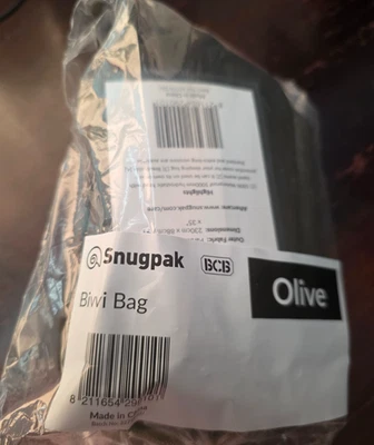 Snugpak BCB Bivvi Bag - wasserdichter Schlafsack Außenhülle - OLIV - neu versiegelt