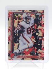 DAVID NJOKU 2025 TOPPS CHROME RC TEAM CAMO VARATION REFRACTOR #69 BROWNS Q6563