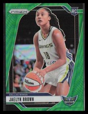 2024 Panini Prizm WNBA #31 Jaelyn Brown Green Prizms