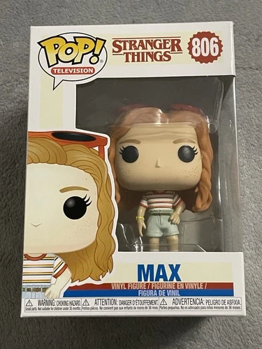 Funko Pop! Vinyl Stranger Things Max #806 Television Figure With Protector 2019