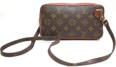 Echte Louis Vuitton Handtasche MarlyBandouliere Crossbody Monogramm M51828 LV...
