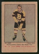 1951-52 Parkhurst Hockey Cards 22