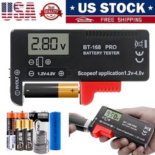 Digital LCD Universal Battery Checker Battery Tester for AA AAA C D 9V 3.7V 1.5V