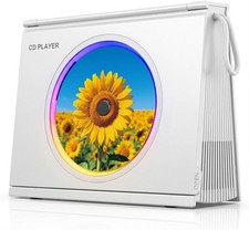 Y-03 Portable CD Player with Light for Home,4000mAh Bluetooth 5.3 Desktop CD Mus