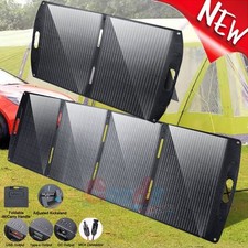 100W 200W Folding Solar Panel 12V Portable suitcase Mono for RV Camping Off-Grid